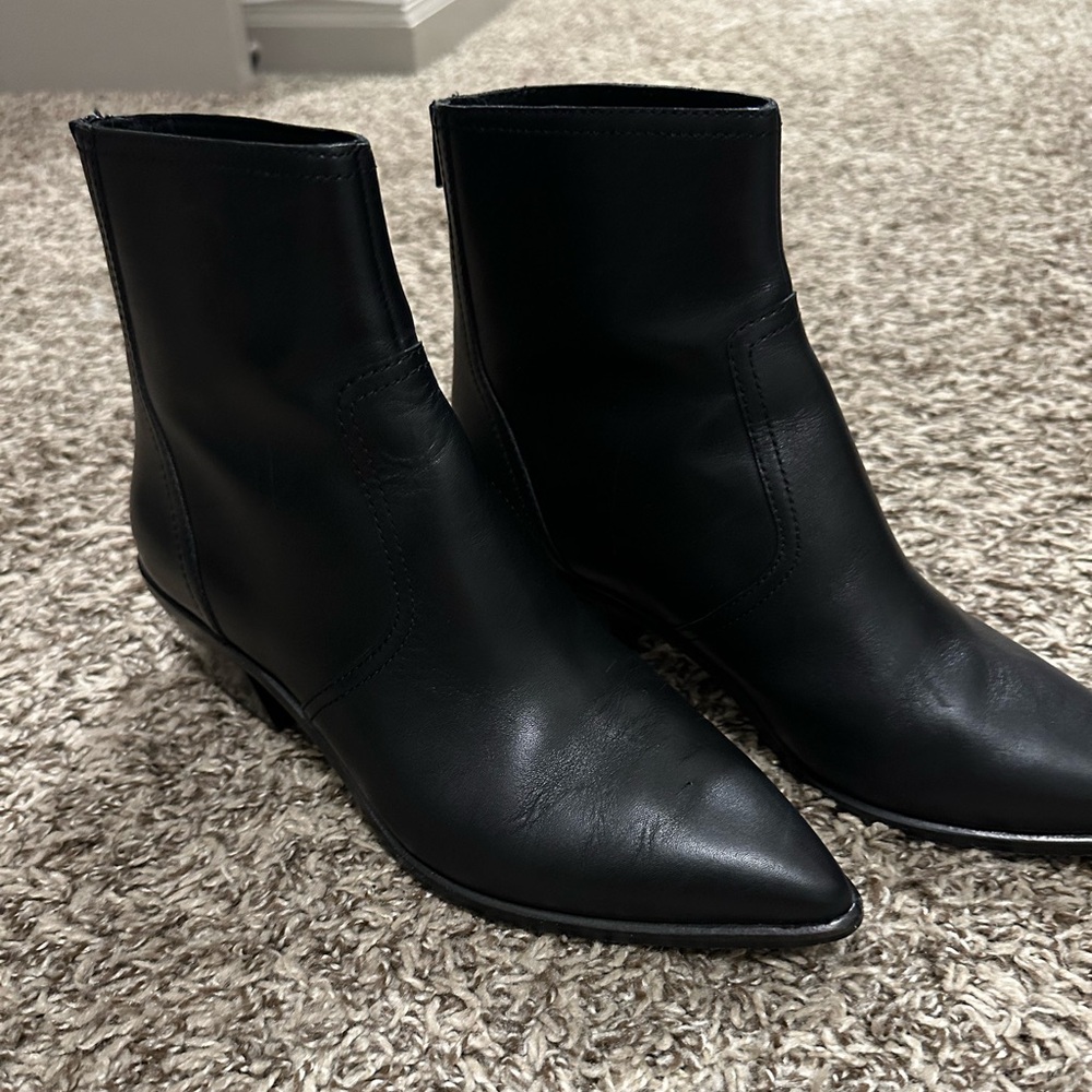 Loeffler Randall Black Ankle Booties Size 9